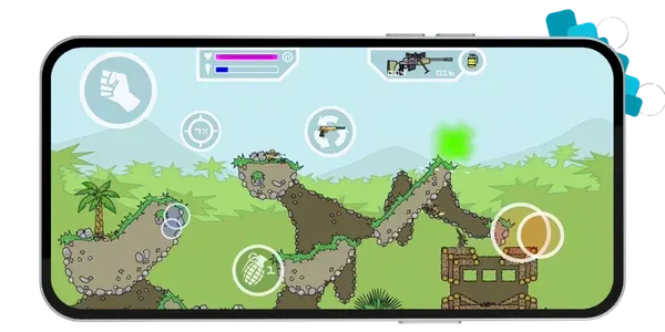 Mini Militia mod APK for IOS Best Graphics image